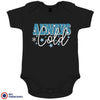 Always Cold Christmas Organic Cotton Baby Onesie