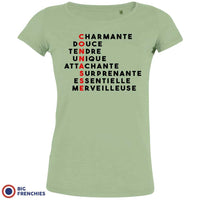 Conasse Douce Charmante Tendre Women's Organic Cotton Tee