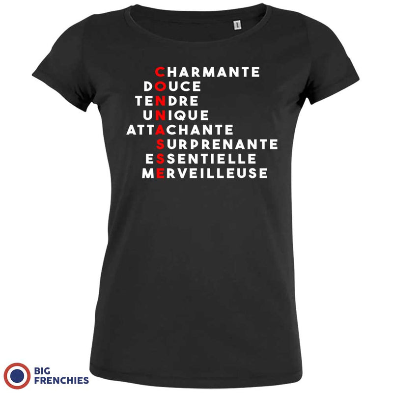 Conasse Douce Charmante Tendre Women's Organic Cotton Tee