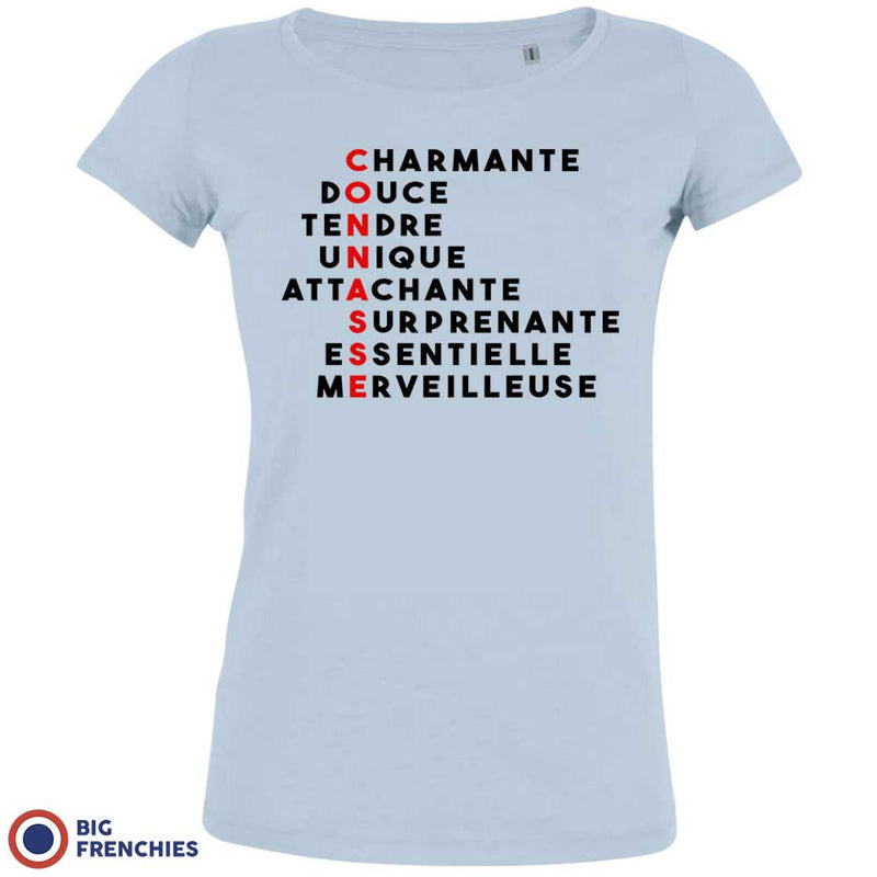 Conasse Douce Charmante Tendre Women's Organic Cotton Tee