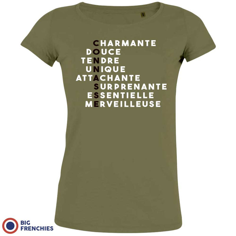 Conasse Douce Charmante Tendre Women's Organic Cotton Tee