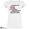 Conasse Douce Charmante Tendre Women's Organic Cotton Tee