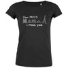 Dear Paris I Miss You Women's Organic Cotton Tee