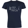 Dear Paris I Miss You Men's Organic Cotton Tee