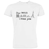 Dear Paris I Miss You Men's Organic Cotton Tee