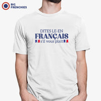 Dites-le en Français, S'il Vous Plaît Men's Organic Cotton Tee