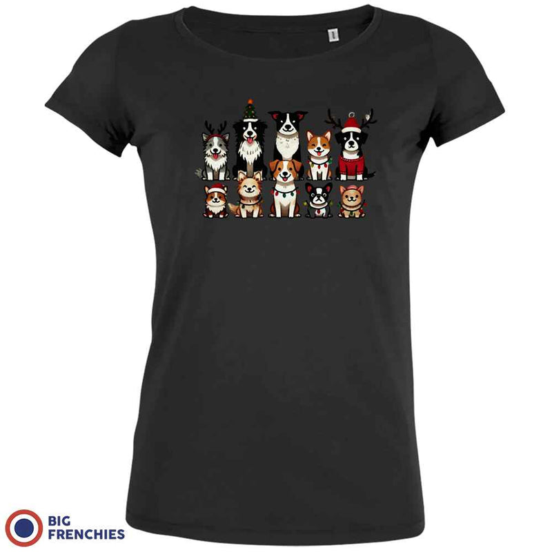 Christmas Dogs Women's Organic Tee