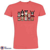 Christmas Dogs Men's Organic Cotton Tee