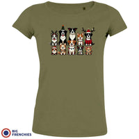 Christmas Dogs Women's Organic Tee