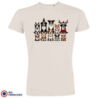 Christmas Dogs Men's Organic Cotton Tee