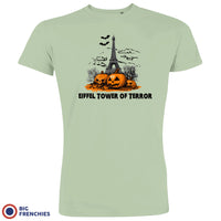 Eiffel Tower Of Terror Halloween Men's Organic Cotton Tee