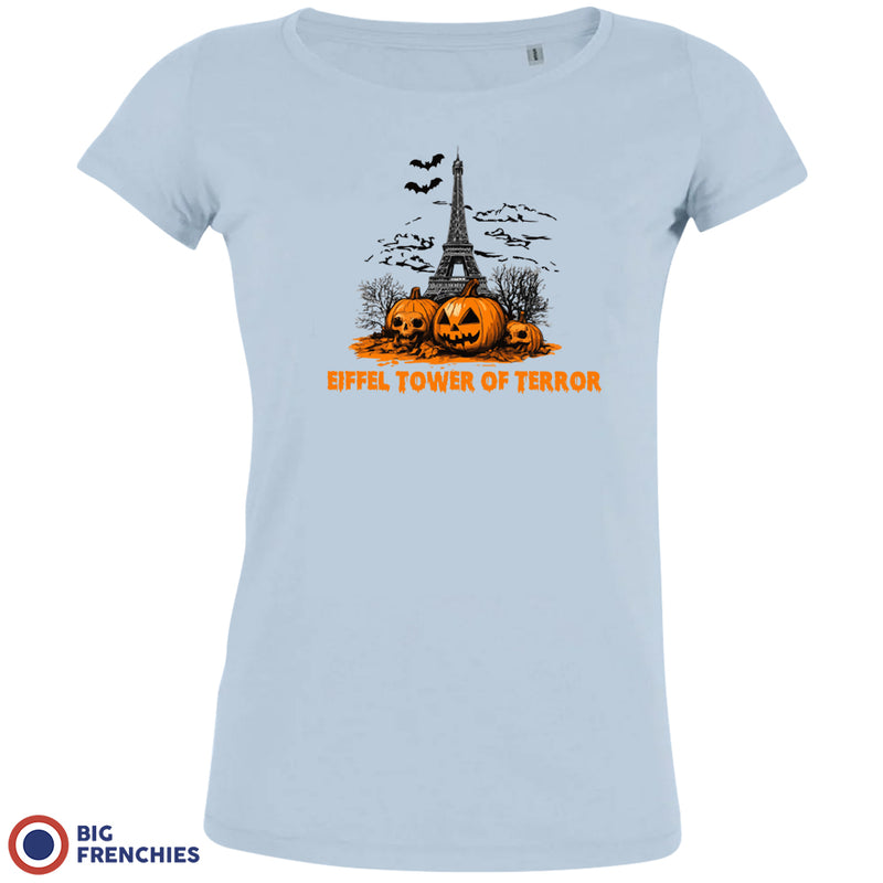 Eiffel Tower Of Terror Halloween Women's Organic Cotton Tee