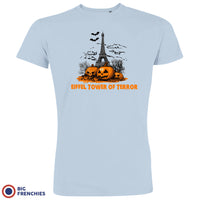 Eiffel Tower Of Terror Halloween Men's Organic Cotton Tee