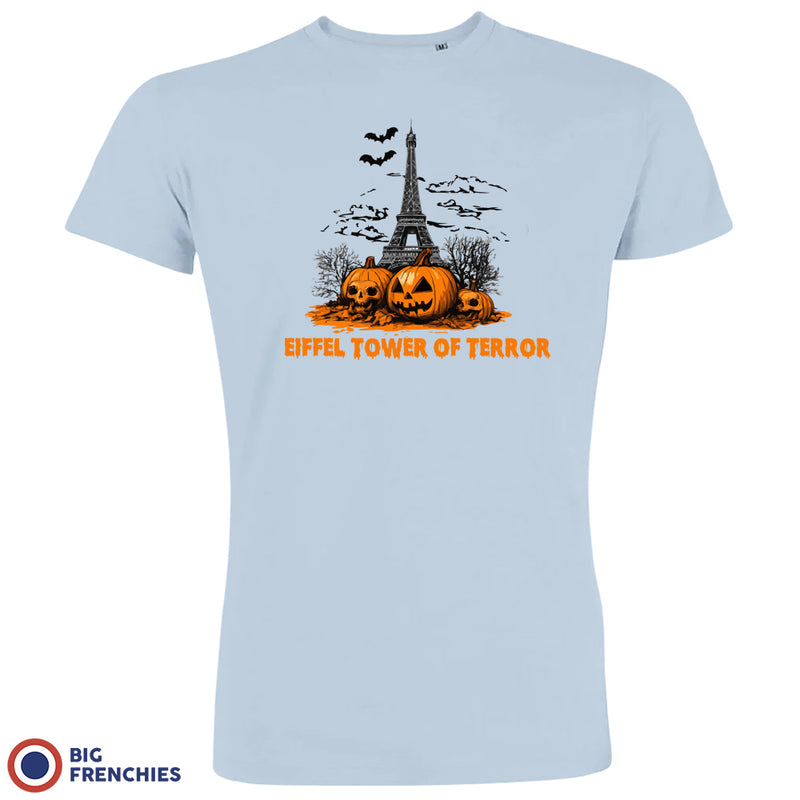 Eiffel Tower Of Terror Halloween Men's Organic Cotton Tee