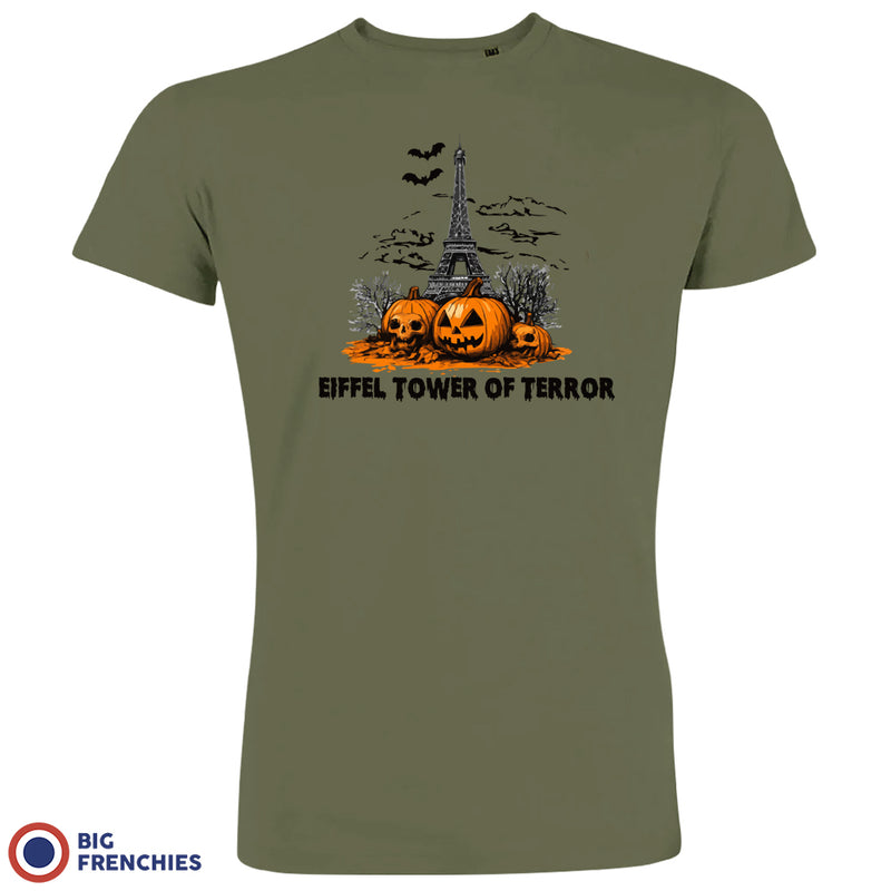 Eiffel Tower Of Terror Halloween Men's Organic Cotton Tee