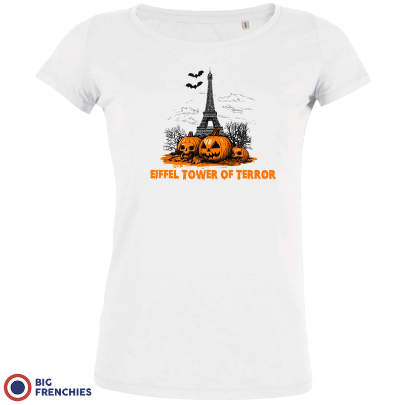 Eiffel Tower Of Terror Halloween Women's Organic Cotton Tee