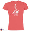 Christmas Eiffel Tower Men's Organic Cotton Tee