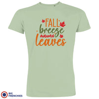 Fall Breeze Autumn Leaves Men's Organic Cotton Tee