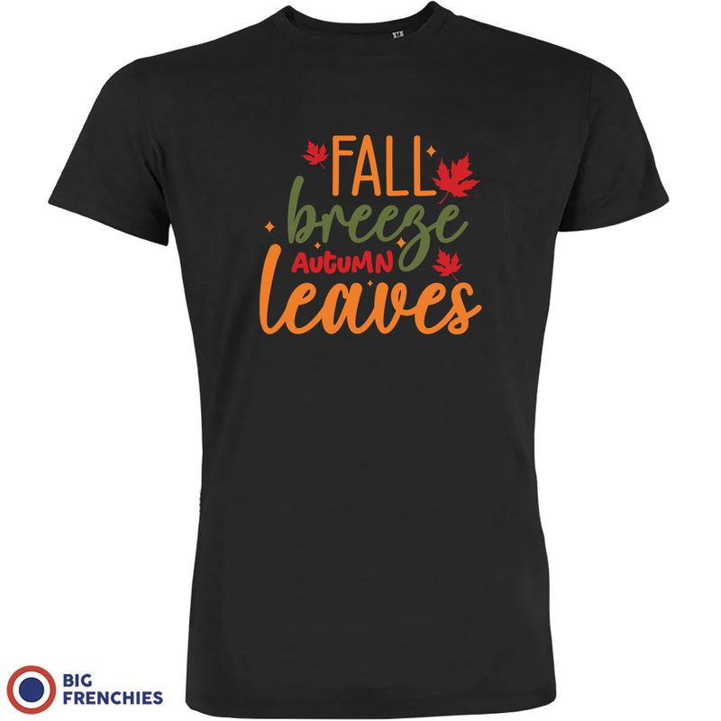 Fall Breeze Autumn Leaves Men's Organic Cotton Tee