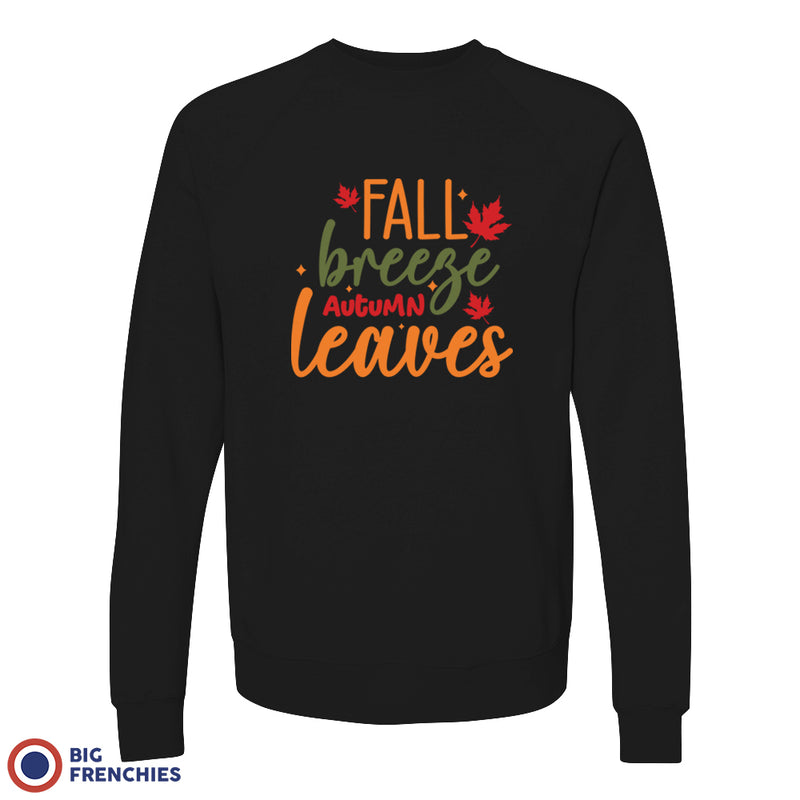 Fall Breeze Autumn Leaves Unisex Organic Cotton Sweatshirt