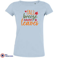 Fall Breeze Autumn Leaves Women's Organic Cotton Tee