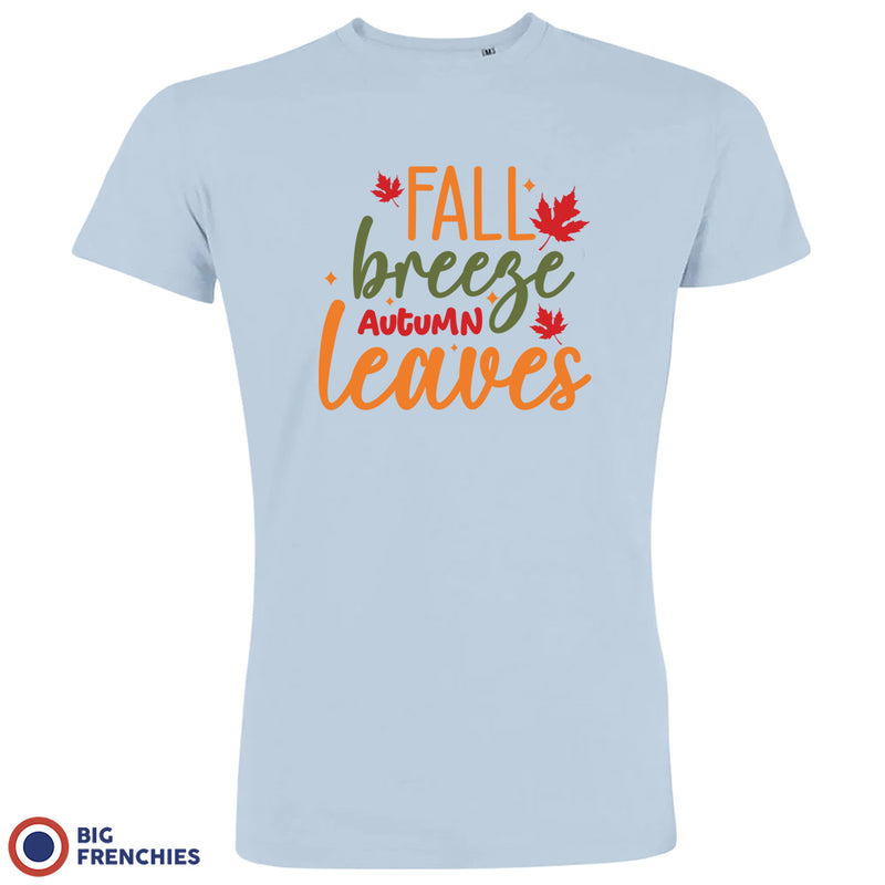 Fall Breeze Autumn Leaves Men's Organic Cotton Tee