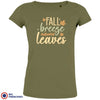 Fall Breeze Autumn Leaves Women's Organic Cotton Tee