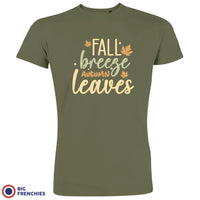 Fall Breeze Autumn Leaves Men's Organic Cotton Tee