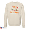 Fall Breeze Autumn Leaves Unisex Organic Cotton Sweatshirt