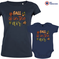 Fall is In The Air Mom and Child Organic Cotton family Set (Set of 2)