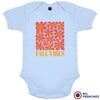 Fall Vibes With Flowers Organic Cotton Baby Onesie