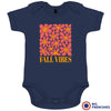 Fall Vibes With Flowers Organic Cotton Baby Onesie