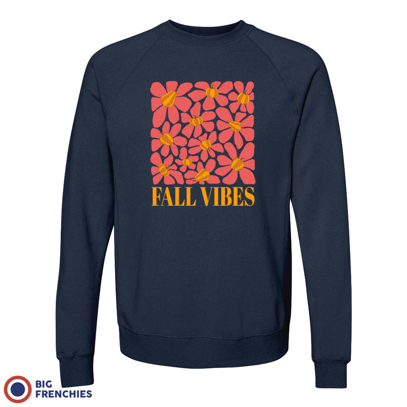 Fall Vibes With Flowers Unisex Organic Cotton Sweatshirt