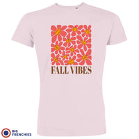 Fall Vibes With Flowers Men's Organic Cotton Tee