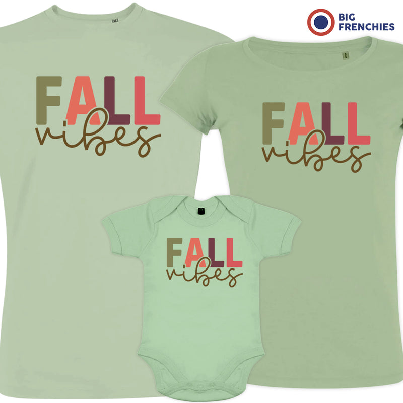 Fall Vibes Matching Organic Cotton Family Set (Set of 3)