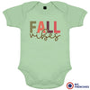 Fall Vibes Organic Cotton Baby Onesie