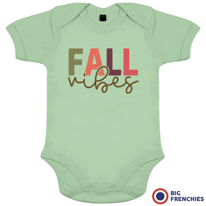 Fall Vibes Organic Cotton Baby Onesie