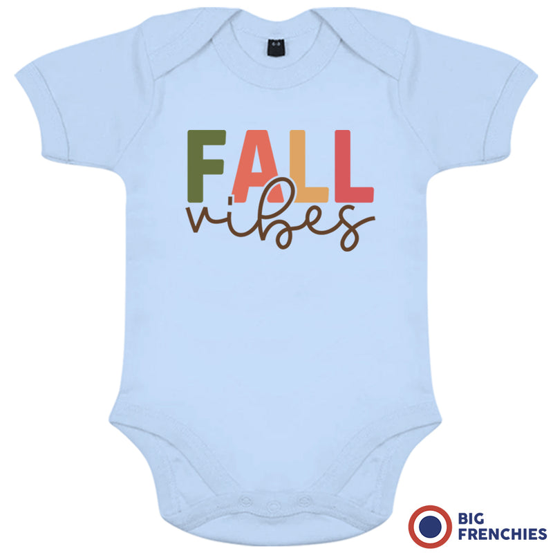 Fall Vibes Organic Cotton Baby Onesie