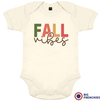 Fall Vibes Organic Cotton Baby Onesie