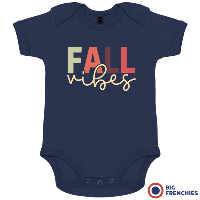 Fall Vibes Organic Cotton Baby Onesie