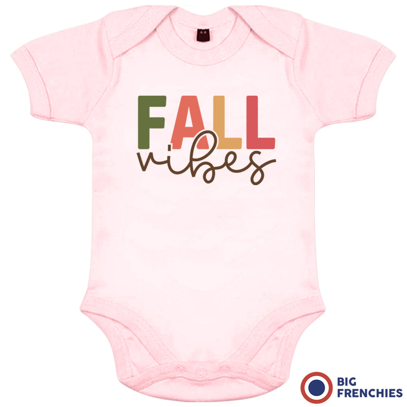 Fall Vibes Organic Cotton Baby Onesie