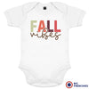 Fall Vibes Organic Cotton Baby Onesie