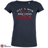 Just a Mom Who Loves Christmas Women's Organic Tee