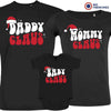 Mommy Daddy Baby Claus Christmas Matching Family Organic Tees (Set of 3)