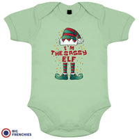 I'M The Sassy ELF Christmas Organic Cotton Baby Onesie