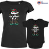 I'M The Sweet The Sassy ELF Christmas Mom and Child Organic Cotton family Set (Set of 2)