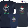 I'M The Boss The Sweet The Sassy ELF Christmas Matching Family Organic Tees (Set of 3)