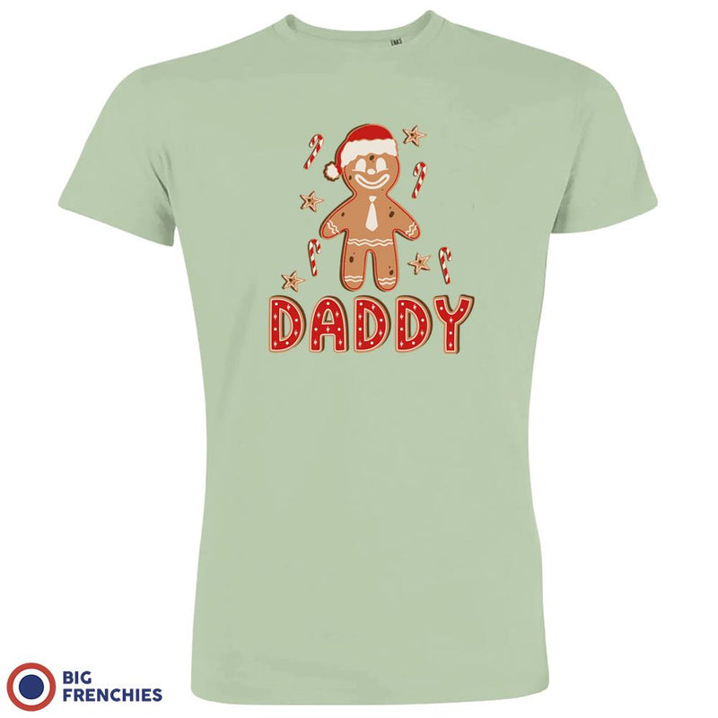 Gingerbread Daddy Christmas Men's Organic Cotton Tee