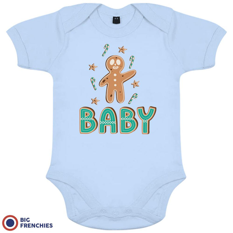 Gingerbread Christmas Organic Cotton Baby Onesie