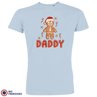 Gingerbread Daddy Christmas Men's Organic Cotton Tee